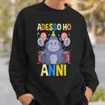 Adesso Ho Animale 3 Anni Gorilla Compleanno Felpa Regalos para él