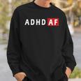 Adhd Af Divertente Deficit Di Attenzione Iperattivo Felpa Regalos para él