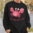 Adorablemente Lindo Cangrejo Para Niñas Niños Cangrejo Pero Lindo Camisa de entrenamiento Regalos para él