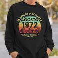 Agosto 1972 52 Anni Compleanno Uomo Donna 1972 Felpa Regalos para él