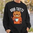 Amanti Del Caffè E Gatti Divertente Odio Tutti Gatto Caffè Felpa Regalos para él