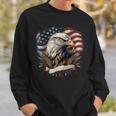 American Fan American Flag And Eagle Usa Sweatshirt Geschenke für Ihn