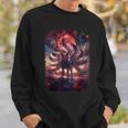 Anime Kitsune Nine Tail Fox Manga Otaku Style Sweatshirt Geschenke für Ihn