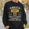 Annata 53 Compleanno 1971 53 Anni Compleanno Uomo Donna 1971 Felpa Regalos para él