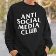 Anti Social Media Club Sweatshirt Geschenke für Ihn