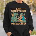 Armwrestling Arm Wrestling Wizard Arm Wrestler Sweatshirt Geschenke für Ihn