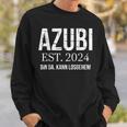 Azubi Est 2024 Apprentice Apprentice Sweatshirt Geschenke für Ihn