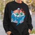Ballena Japonesa Gran Ola Kanagawa Japón Arteintage Camisa de entrenamiento Regalos para él