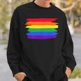 Bandiera Arcobaleno Lgbt Sul Cuore Felpa Regalos para él