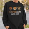 Bärtigermann Alles In Einemiking Wikinger Sayings Sweatshirt Geschenke für Ihn