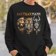 Bärtigermann Bear Tiger Man Beardiking Bearded Man Sweatshirt Geschenke für Ihn