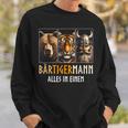 Bärtigermann All In One Retroiking Sweatshirt Geschenke für Ihn