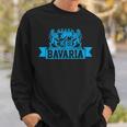 Bavaria Bavaria Bavarian Flag Pride Souvenir Sweatshirt Geschenke für Ihn