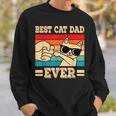 Best Cat Dad Ever Cat Sweatshirt Geschenke für Ihn