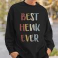 Best Henk Ever Retrointage First Name Sweatshirt Geschenke für Ihn