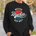 Bester Bruder Der Welt Retrointage Saying Brudi Sweatshirt Geschenke für Ihn