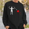 Blackbeard's Jolly Roger Pirate Flag Sweatshirt Gifts for Him