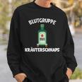 Blutrupp Herbal Schnapps Sweatshirt Geschenke für Ihn