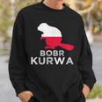 Bobr Kurwa Beaver Bober Bobr Polish Beaver Meme Sweatshirt Geschenke für Ihn