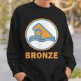 Bronze Prüfung Bestanden Swimming Badge Bronze Swimmer S Sweatshirt Geschenke für Ihn