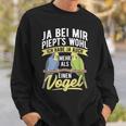 Budgie Ja Bei Mir Piept's Bird Sweatshirt Geschenke für Ihn