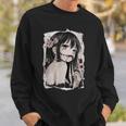Camisa De Anime Gótica Creepy Horror Anime Manga Japonés Camisa de entrenamiento Regalos para él