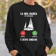 Capitano La Mia Barca Sta Chiamando E Devo Andare Marinio Felpa Regalos para él