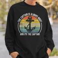 The Captain Is Always Right And I'm The Captain Felpa Regalos para él