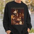 Caravaggio Natividad Con San Francisco Y San Lorenzo Camisa de entrenamiento Regalos para él