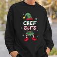 Chef Elf Christmas Outfit Partner Look Christmas Sweatshirt Geschenke für Ihn