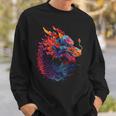 Chinesischer Drachen Neues Monjahr 2024 Traditionelles Sweatshirt Geschenke für Ihn