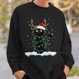 Christmas Pyjamas Reindeer Cat Sweatshirt Geschenke für Ihn