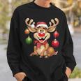 Christmas Reindeer Rudolph Sweatshirt Geschenke für Ihn