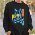 Colorful Skull And Crossbones Bad Rabbit Bunny Christmas Sweatshirt Gifts for Him