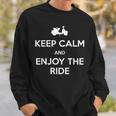 Con Scritta Keep Calm And Enjoy The Ride Felpa Regalos para él