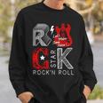 Cool Rock And Roll Star I Love Rock Loud Music Rock & Roll Felpa Regalos para él