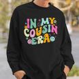 In My Cousin Era Cool Cousin Toddler Kid Sweatshirt Gifts for Him