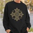 Croix Coptique Orthodoxe Église Orientale Chrétienne Symbole Sweater e Cadeaux pour lui