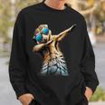 Dabbing Meerkat Dancing Dab Surikate Sweatshirt Geschenke für Ihn