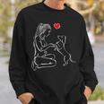 Dachshund Dog Love Dachshund Teckel Female S Sweatshirt Geschenke für Ihn