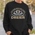 Dart Ich Habe Bock Auf Einen Dreier Retro Dart Sweatshirt Geschenke für Ihn