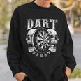 Dart Sport Skull Dartboard Player Dart Sweatshirt Geschenke für Ihn