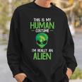 Das Ist Mein Menschensch Costume Alien Alien Sweatshirt Geschenke für Ihn