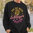 Das Ist Mein Schlager Costume Sweatshirt Geschenke für Ihn