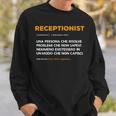 Definizione Receptionist & Addetto Accoglienza Felpa Regalos para él