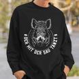 Der Mit Der Sau Tanzt Wildboar Sweatshirt Geschenke für Ihn