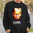 Donald Trump Liar Anti Trump Sweatshirt Geschenke für Ihn