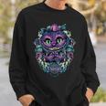 Donna Daniel Cheshire Cat Camicia Alice Nel Paese Delle Meraviglie Grafica Con Collo A Felpa Regalos para él