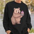 Donna Simpatico Orso Grizzly Con Cupcake Con Collo A Felpa Regalos para él