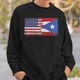 Donna Usa Puerto Rico Bandiere Stati Uniti D'america Portoricano Con Collo A Felpa Regalos para él